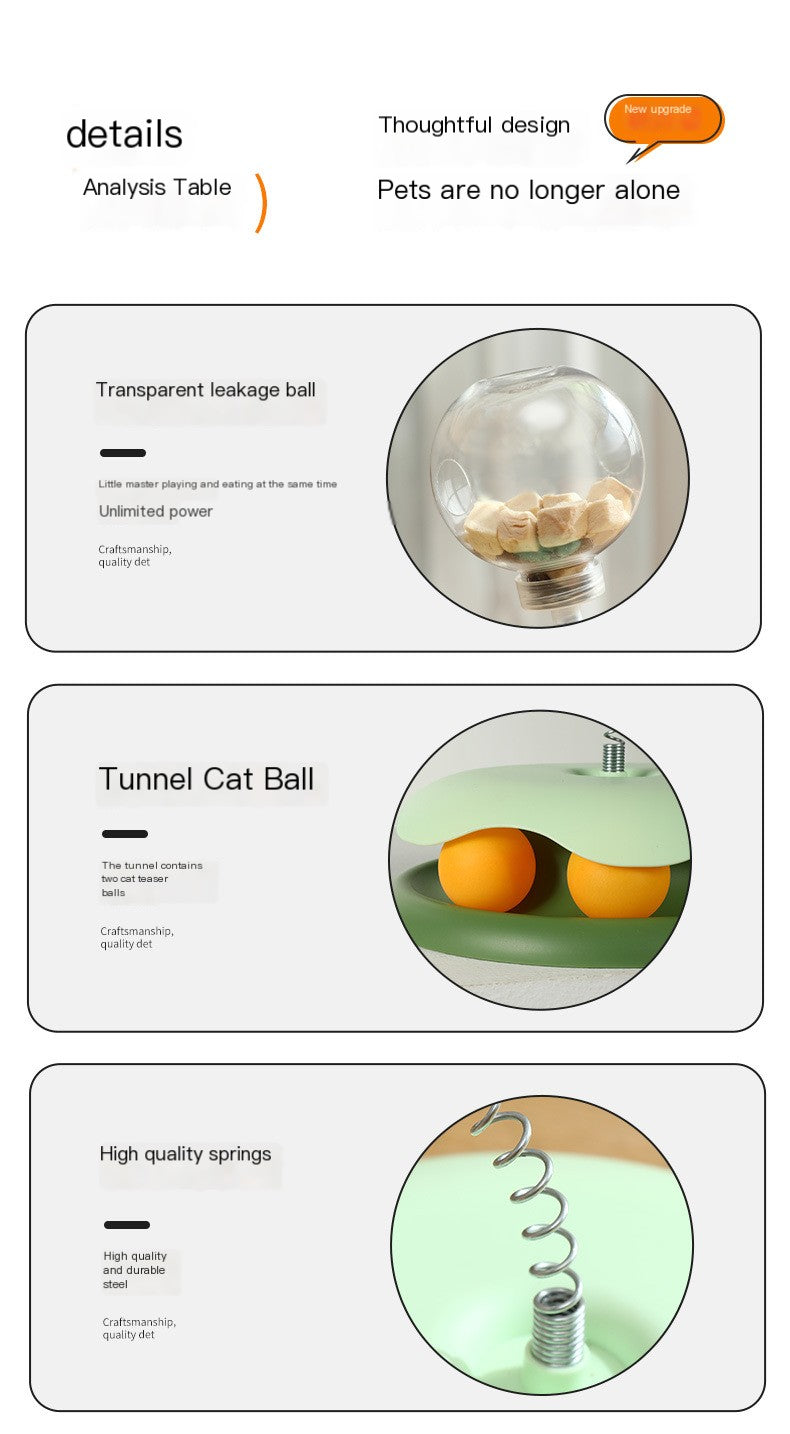 Interactive Leaky Ball Cat Toy – Keep Your Cat Entertained | Chandlers Vault